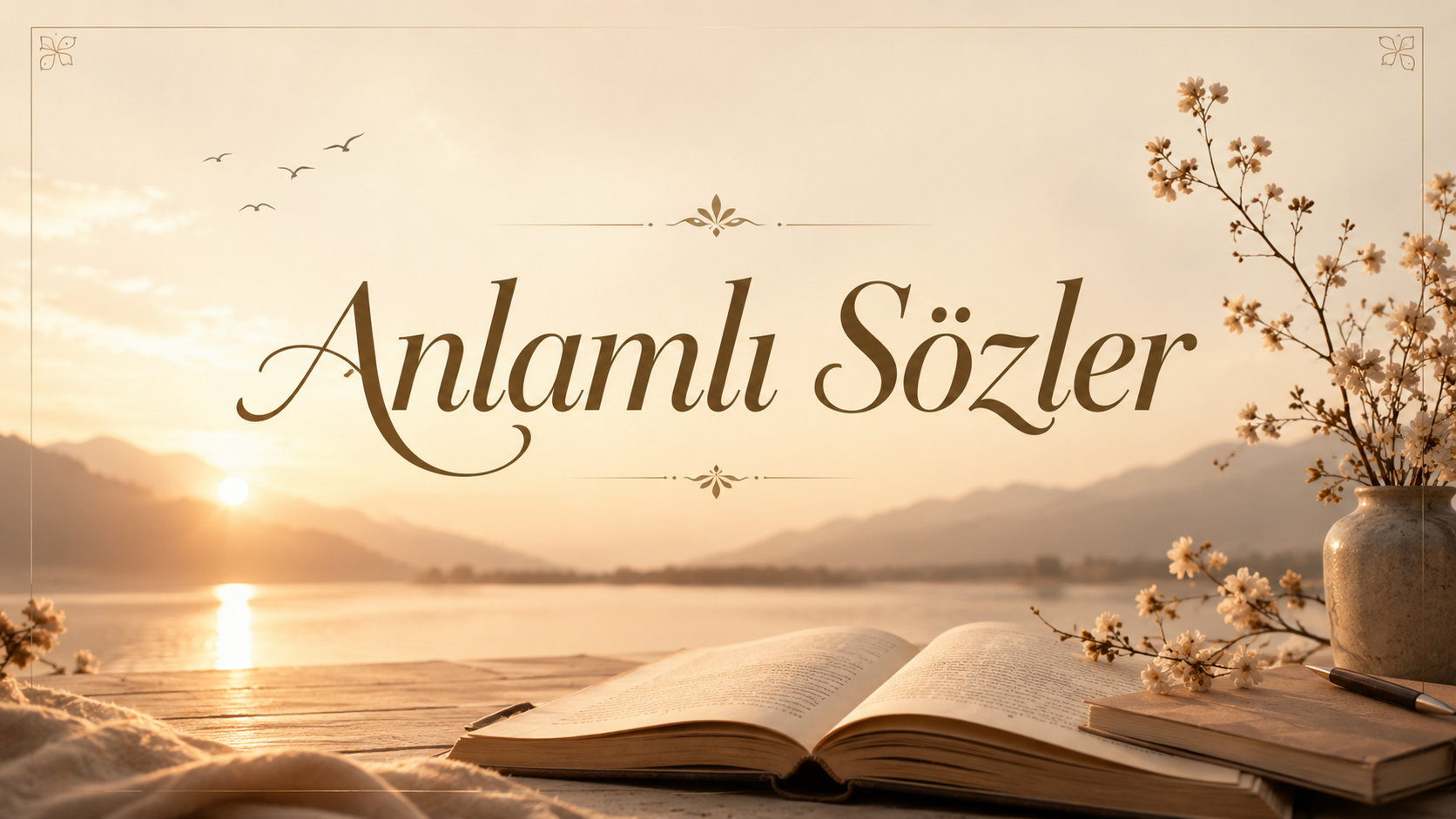 Unutulmamalıdır ki en anlamlı söz