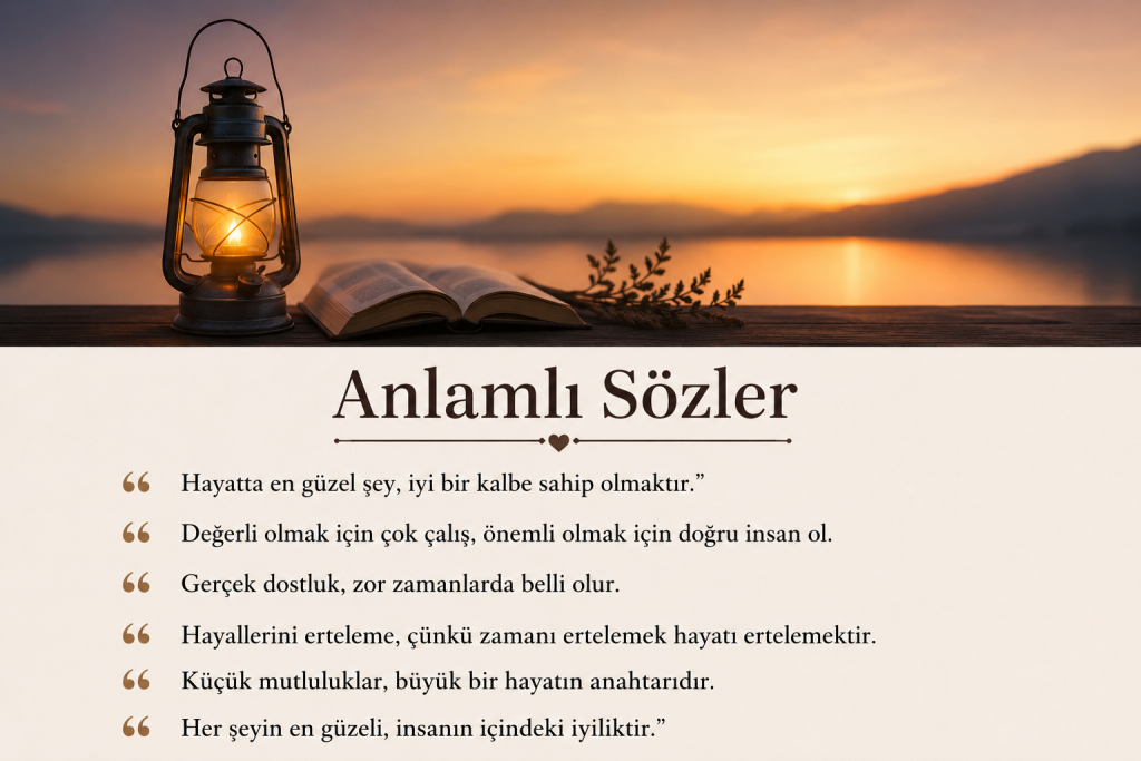 Anlamlı Sözler